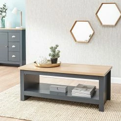 GFW Lancaster Coffee Table With Shelf GFW Furniture