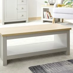 GFW Lancaster Coffee Table With Shelf GFW Furniture