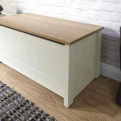 GFW Lancaster Ottoman Storage Bench Baths
