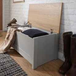 GFW Lancaster Ottoman Storage Bench Baths