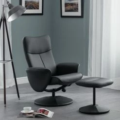 Julian Bowen Lugano Recliner And Stool