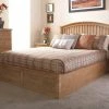 GFW Madrid Oak Ottoman Bed Beds