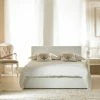 Ottoman Beds Emporia Beds Madrid Faux Leather Ottoman Bed White