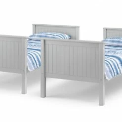 Beds Julian Bowen Maine Bunk Bed Dove Grey