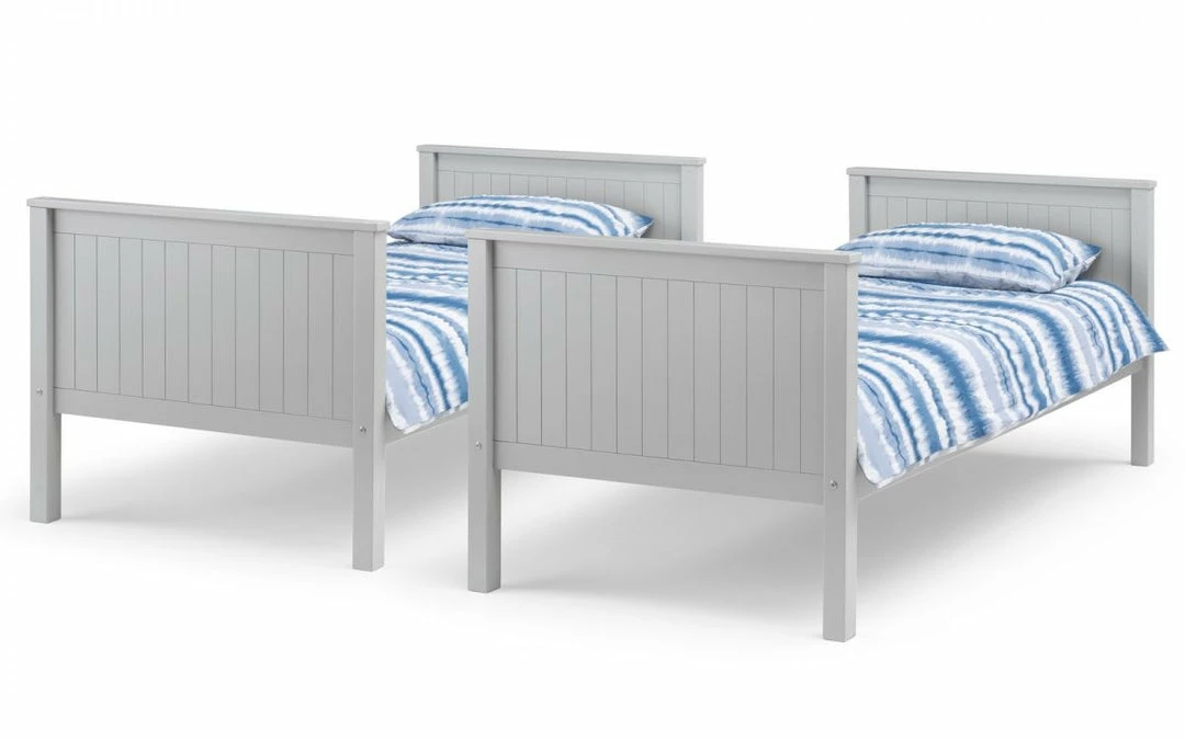 Beds Julian Bowen Maine Bunk Bed Dove Grey