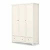 Baths Julian Bowen Maine 3 Door Combination Wardrobe Surf White