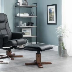 Julian Bowen Malmo Recliner And Foot Stool