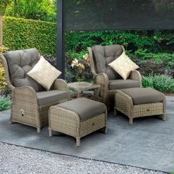 Baths Signature Weave Meghan Reclining Lounge Set