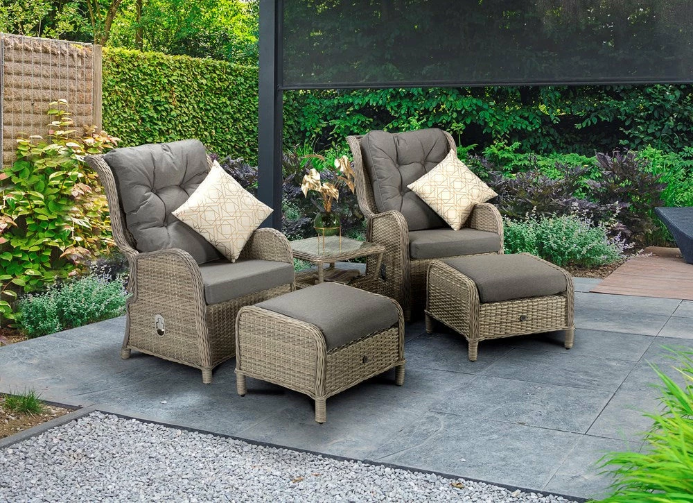 Baths Signature Weave Meghan Reclining Lounge Set