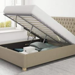 Better Bed Company Better Nighty Night Beige Natural Ottoman Bed