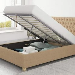 Better Bed Company Better Nighty Night Champagne Beige Ottoman Bed