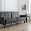 Sofa Beds Julian Bowen Monza 3 Seat Sofa Bed Grey Velvet