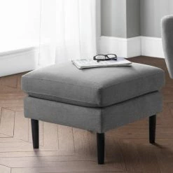 Julian Bowen Monza Ottoman Grey