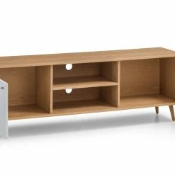 Julian Bowen Moritz TV Cabinet White And Oak