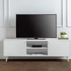 Julian Bowen Moritz TV Cabinet White