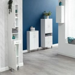 GFW Moritz Tall Cabinet Bath Accessories
