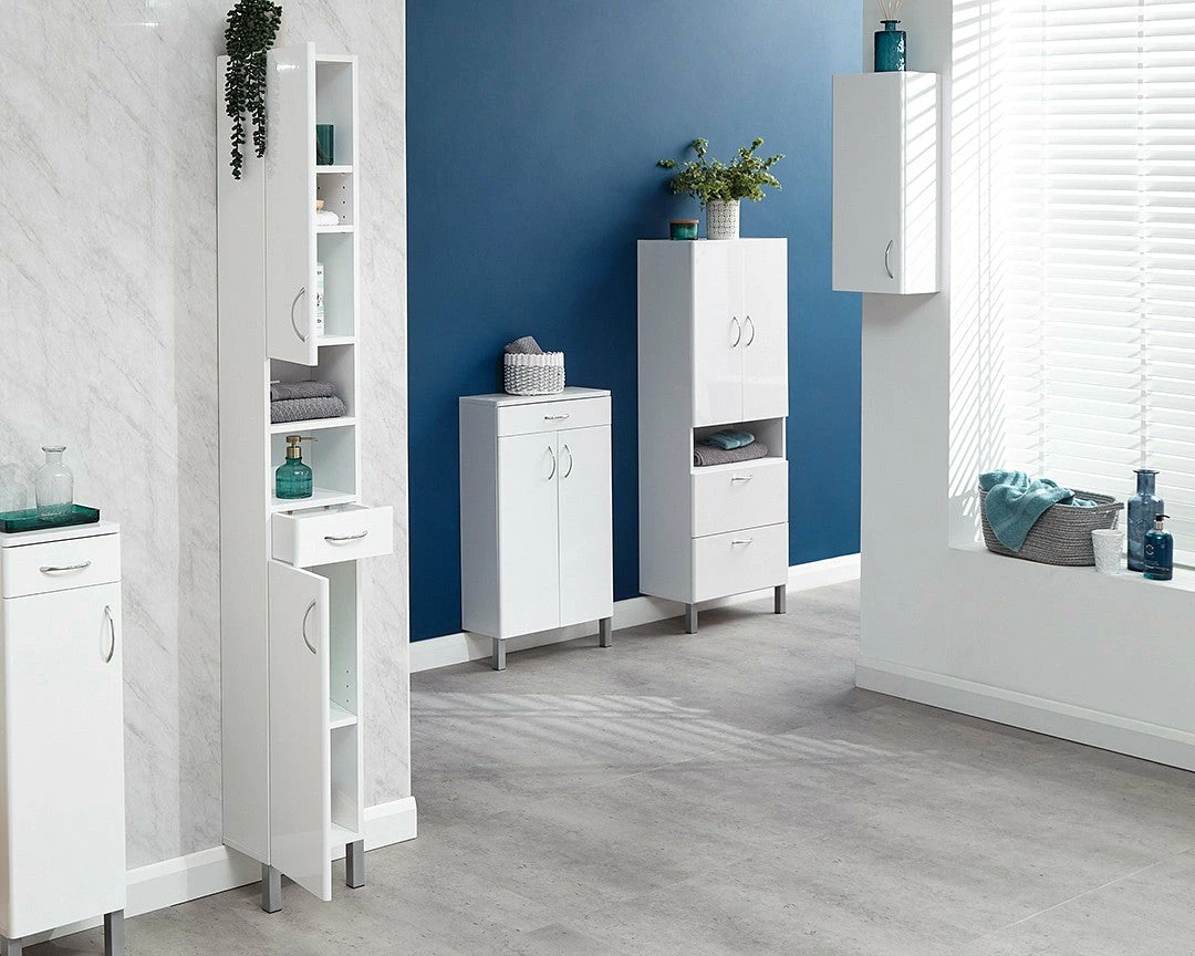 GFW Moritz Tall Cabinet Bath Accessories