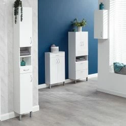 GFW Moritz Tall Cabinet Bath Accessories