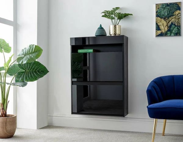 Free Standing Baths GFW Galicia Wall Hanging Two Tier Shoe Cabinet