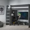 Julian Bowen Nebula Gaming Bed With Desk Anthracite
