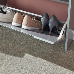 GFW Narrow High Gloss Shoe Cabinet GFW Furniture