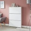 GFW Narrow High Gloss Shoe Cabinet GFW Furniture