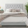 Better Bed Company Better Finchen Silver Ottoman Bed Beds