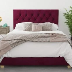 Better Bed Company Better Finchen Berry Ottoman Bed