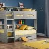 Julian Bowen Orion Bunk Bed Grey Oak Beds
