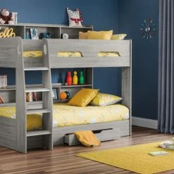Julian Bowen Orion Bunk Bed Grey Oak Beds