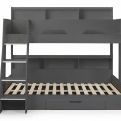 Bunk Beds Julian Bowen Orion Triple Bunk Anthracite