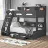 Bunk Beds Julian Bowen Orion Triple Bunk Anthracite