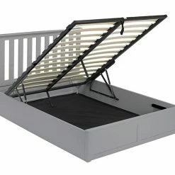 Beds LPD Furniture Oxford Grey Ottoman Bed