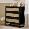 Julian Bowen Padstow 3 Drawer Chest - Black