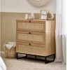 Julian Bowen Padstow 3 Drawer Chest - Oak