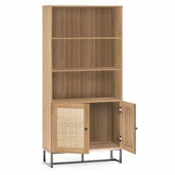 Julian Bowen Padstow Tall Bookcase - Oak