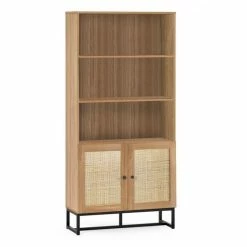 Julian Bowen Padstow Tall Bookcase - Oak