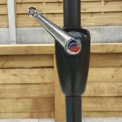 Signature Weave Parasol 3m Grey