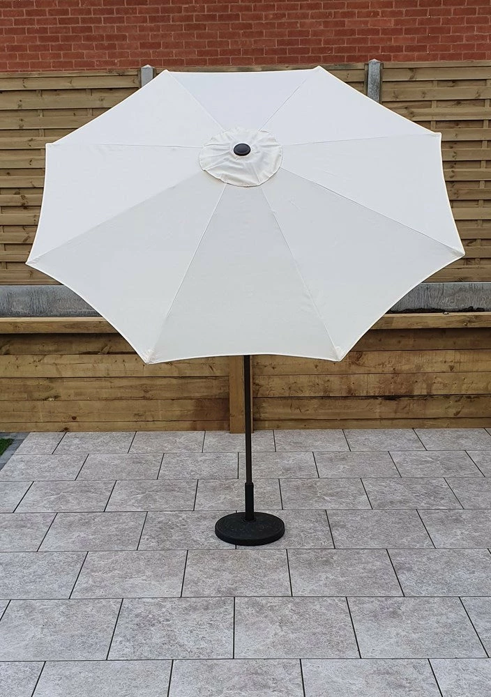 Signature Weave Parasol 2.5m Beige Baths