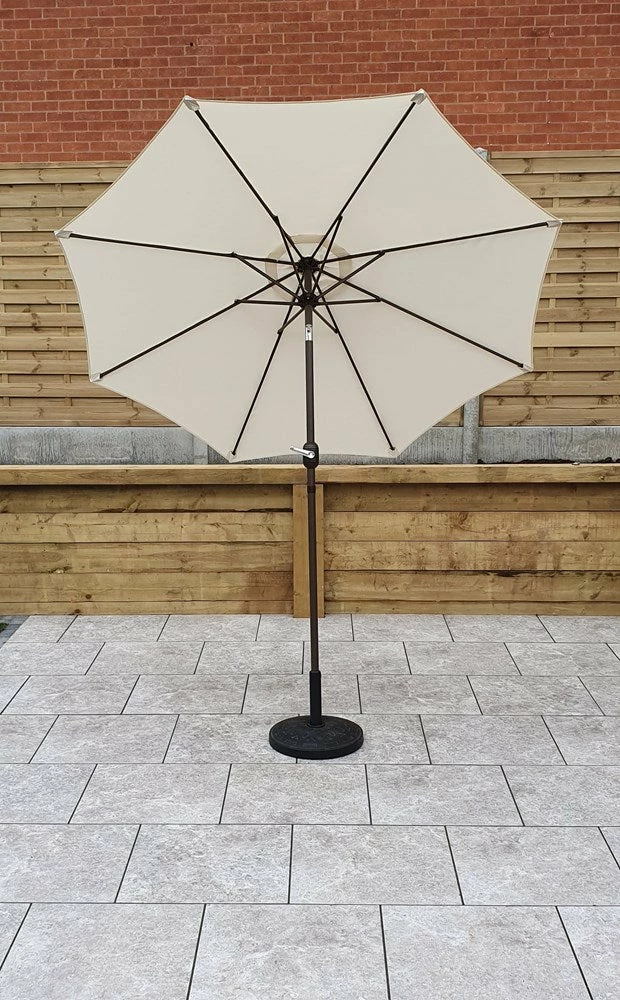 Signature Weave Parasol 2.5m Beige Baths