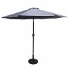 Signature Weave Parasol 3m Grey