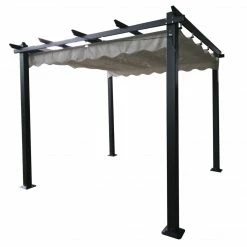 Signature Weave Pergola Retractable Canopy Baths