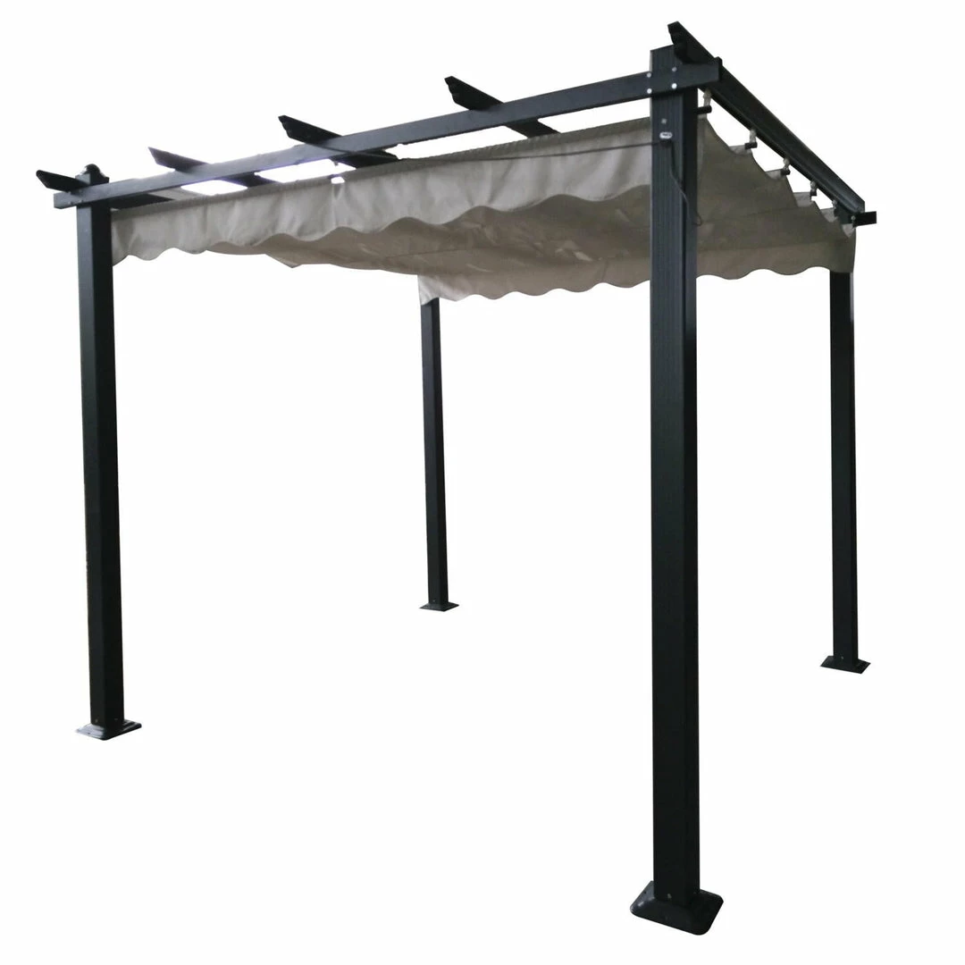 Signature Weave Pergola Retractable Canopy Baths