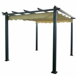 Signature Weave Pergola Retractable Canopy Baths