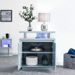 GFW Polar High Gloss LED Sideboard
