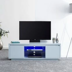 GFW Furniture GFW Polar High Gloss LED Large TV Unit
