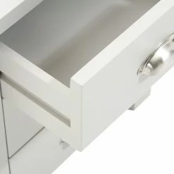 Mark Harris Furniture Sandringham Grey 3 Draw Bed Side Table Baths