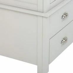 Mark Harris Furniture Sandringham Oak And Grey Triple Wardrobe Baths