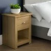 Baths Julian Bowen Radley Bedside Waxed Pine