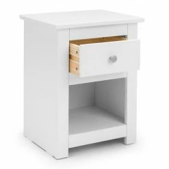 Julian Bowen Radley Bedside Table White Baths